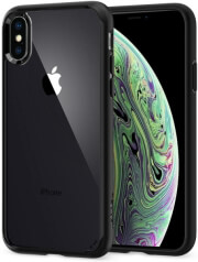e-shop.gr - SPIGEN ULTRA HYBRID BACK COVER CASE FOR APPLE IPHONE X / XS MATTE BLACK - TechMarket