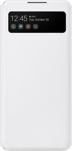Mozik - Samsung S View Wallet Cover θήκη για Samsung Galaxy A42. White - TechMarket