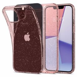 Mozik - Spigen Liquid Crystal Glitter θήκη για iPhone 13 Mini. Rose Quartz - TechMarket