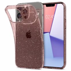 Mozik - Spigen Liquid Crystal Glitter θήκη για iPhone 13 Pro Max. Rose Quartz - TechMarket