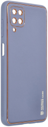 e-shop.gr - FORCELL LEATHER CASE FOR SAMSUNG GALAXY A22 5G BLUE - TechMarket