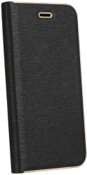 e-shop.gr - FORCELL LUNA BOOK FLIP CASE GOLD FOR SAMSUNG GALAXY S20 FE / S20 FE 5G BLACK - TechMarket