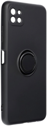 e-shop.gr - FORCELL SILICONE RING CASE FOR SAMSUNG GALAXY A22 5G BLACK - TechMarket