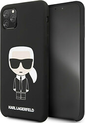 e-shop.gr - KARL LAGERFELD TPU COVER ICONIC FOR APPLE IPHONE 11 PRO MAX BLACK KLHCN65SLFKBK - TechMarket