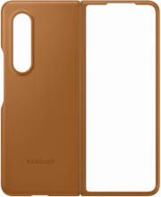 e-shop.gr - LEATHER COVER FOR SAMSUNG GALAXY Z FOLD3 5G F926 EF-VF926LA CAMEL BROWN - TechMarket
