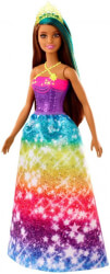 e-shop.gr - MATTEL BARBIE: DREAMTOPIA - PRINCESS BRUNETTE WITH GREEN HAIRSTREAK (GJK14) - TechMarket