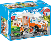 e-shop.gr - PLAYMOBIL 70049 ΑΣΘΕΝΟΦΟΡΟ ΜΕ ΔΙΑΣΩΣΤΕΣ - TechMarket