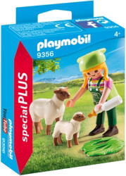 e-shop.gr - PLAYMOBIL 9356 ΑΓΡΟΤΙΣΣΑ ΜΕ ΠΡΟΒΑΤΑΚΙΑ - TechMarket