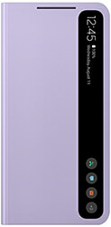 e-shop.gr - SMART CLEAR VIEW COVER FOR SAMSUNG GALAXY S21 FE 5G G990 EF-ZG990CVEGEE LAVENDER - TechMarket
