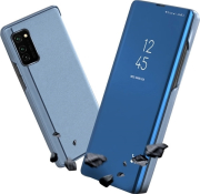 e-shop.gr - SMART CLEAR VIEW FLIP CASE FOR SAMSUNG A52 4G / A52 5G BLUE - TechMarket