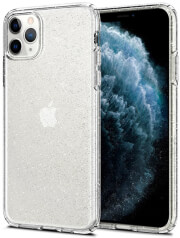 e-shop.gr - SPIGEN LIQUID GLITTER CRYSTAL BACK COVER CASE FOR APPLE IPHONE 11 PRO MAX (6.5) TRANSPARENT - TechMarket
