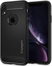 e-shop.gr - SPIGEN RUGGED ARMOR BACK COVER CASE FOR APPLE IPHONE XR MATTE BLACK - TechMarket