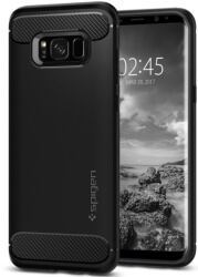 e-shop.gr - SPIGEN RUGGED ARMOR BACK COVER CASE FOR SAMSUNG GALAXY S8 BLACK - TechMarket