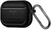 e-shop.gr - SPIGEN RUGGED ARMOR CASE FOR APPLE AIRPODS PRO MATTE BLACK - TechMarket