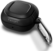 e-shop.gr - SPIGEN RUGGED ARMOR CASE FOR SAMSUNG CASE FOR SAMSUNG BUDS LIVE / PRO MATTE BLACK - TechMarket