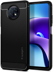 e-shop.gr - SPIGEN RUGGED ARMOR CASE FOR XIAOMI REDMI NOTE 9T 5G BLACK - TechMarket