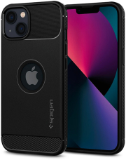 e-shop.gr - SPIGEN RUGGED ARMOR FOR IPHONE 13 MINI MATTE BLACK - TechMarket