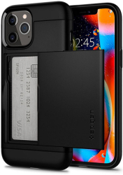 e-shop.gr - SPIGEN SLIM ARMOR CS FOR IPHONE 12 / 12 PRO BLACK - TechMarket