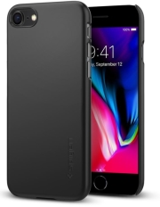 e-shop.gr - SPIGEN THIN FIT BACK COVER CASE FOR APPLE IPHONE 7/8 BLACK - TechMarket