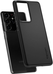 e-shop.gr - SPIGEN THIN FIT CASE FOR SAMSUNG GALAXY S21 ULTRA BLACK - TechMarket