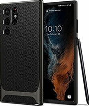 e-shop.gr - SPIGEN ULTRA HYBRID BLACK FOR GALAXY S22 - TechMarket