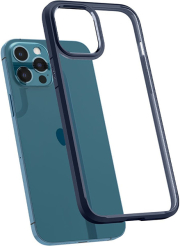 e-shop.gr - SPIGEN ULTRA HYBRID CASE FOR IPHONE 12 / 12 PRO NAVY BLUE - TechMarket