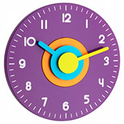 e-shop.gr - TFA 60.3015.11 DESIGN WALL CLOCK PURPLE - TechMarket
