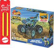 e-shop.gr - ΛΑΜΠΑΔΑ MATTEL MEGA HOT WHEELS MONSTER TRUCKS BUILDING SETS - MEGA WREX MONSTER TRUCK (HDJ95) - TechMarket